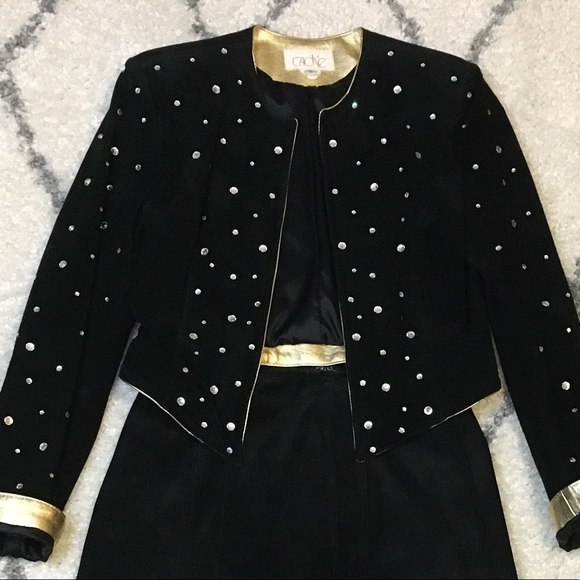 CACHE Leather Jacket Size S - Picture 4 of 4